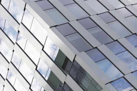 Architecture detail. Facade of modern buildingの写真素材