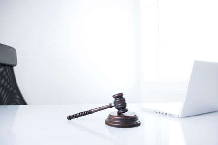 Lawyer, counselor office. Consultation with a lawyer concept.