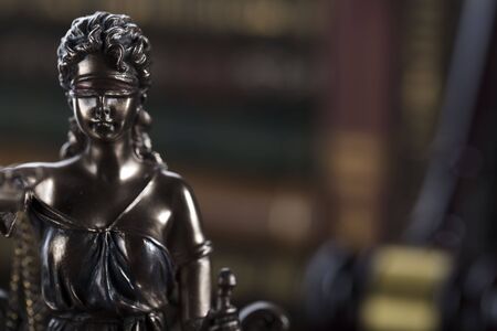 Law theme - court library.の写真素材