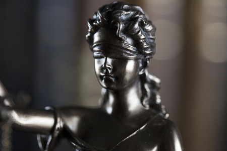 Law theme. Law symbol  statue of justice.の写真素材