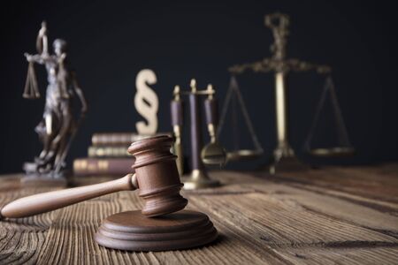 Lawyer, counselor office. Consultation with a lawyer concept.の写真素材