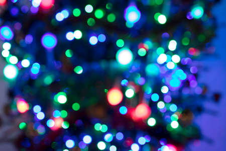 Abstract multicolor bokeh lights. Casino or disco theme background.の写真素材