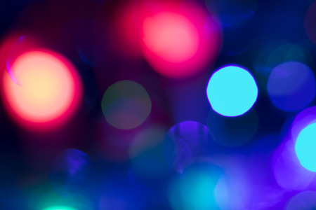 Abstract multicolor bokeh lights. Casino or disco theme background.の写真素材