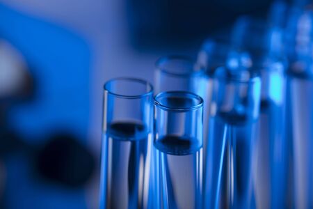 Science concept background. Laboratory glassware composition.の写真素材