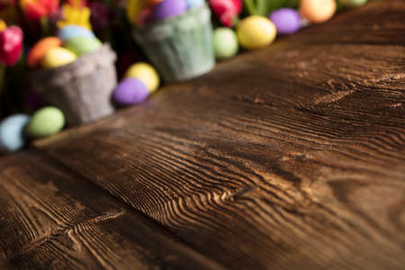 Happy Easter background.の写真素材