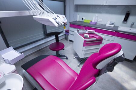Modern dentists office interior and its equipment.の写真素材