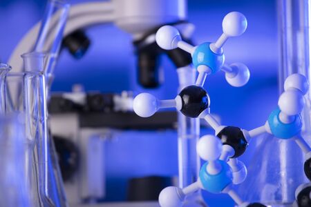 Laboratory equipment composition. Science concept.の写真素材