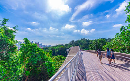 SINGAPORE-JANUARY 30,2020:Jewel Changi airport, Singapore. The world's tallest indoor water fall. decoration image contain certain grain noise and soft focus.のeditorial素材