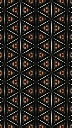 Seamless Pattern (Triangle shapes, White Star Light on Blue Textile Pattern)