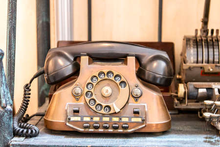 old antique phoneの写真素材