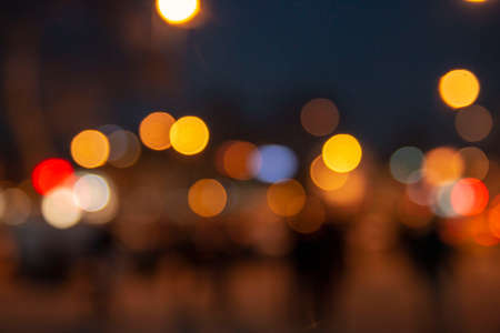 Colorful Street Lights Bokeh