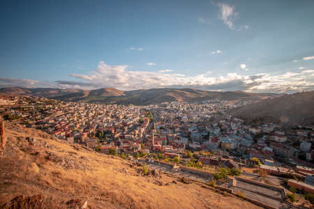 city view, September 10,2019, Bayburt, Turkeyの写真素材