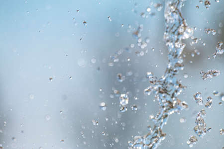 Flowing water background (blurry background)の写真素材