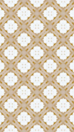 Seamless Pattern (Triangle shapes, White Star Light, Green, Red, Yellow, Pink, Geometric, Textile, Wooden, Turkish Tiles)の写真素材