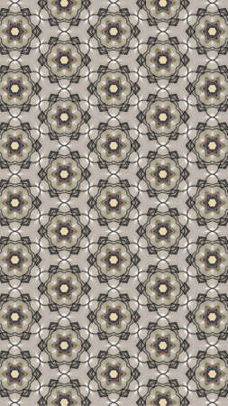Seamless Pattern (Triangle shapes, White Star Light, Green, Red, Yellow, Pink, Geometric, Textile,...