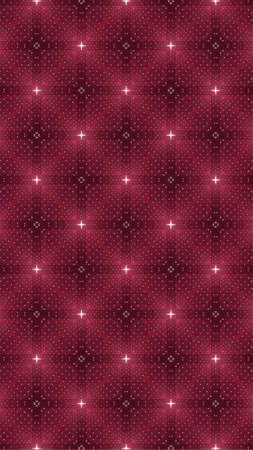 Seamless Pattern (Triangle shapes, White Star Light, Green, Red, Yellow, Pink, Geometric, Textile,...