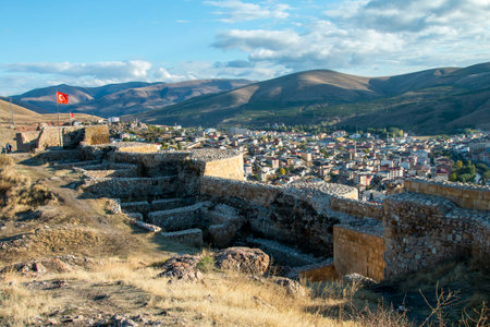 Bayburt Castle, city view, September 10,2019, Bayburt, Turkey