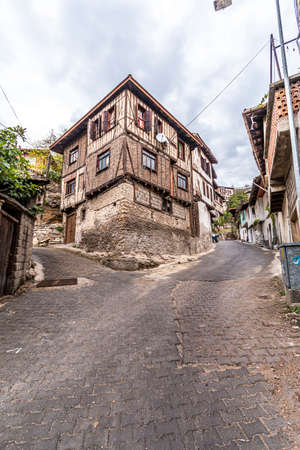 Traditional ottoman houses in Safranbolu, TurkeyOctober 13, 2017, Karabuk, Turkeyのeditorial素材