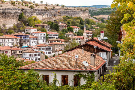 Traditional ottoman houses in Safranbolu, TurkeyOctober 13, 2020, Karabuk, Turkeyのeditorial素材