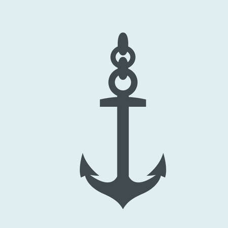 Anchor icon Template vector illustrationのイラスト素材