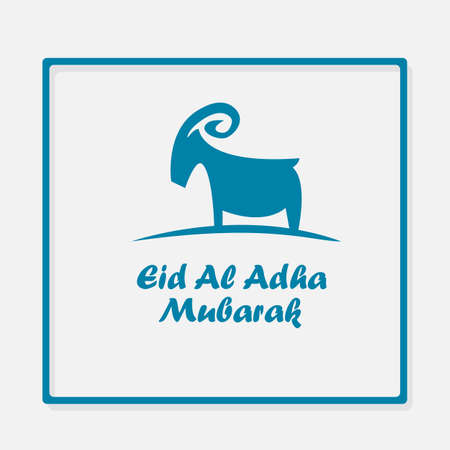 Happy Feast of the Sacrifice (Turkish: Eid al Adha Mubarak), Vector Workのイラスト素材
