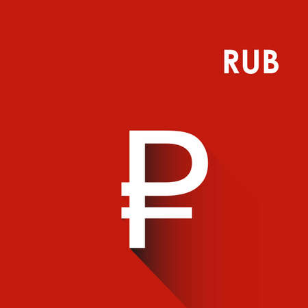 Russian currency symbol (Turkish Russian currency symbol)のイラスト素材
