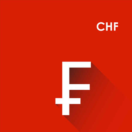 Swiss currency icon (Turkish Swiss currency symbol)のイラスト素材