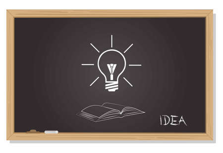 Working an idea conceptのイラスト素材