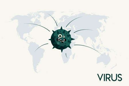 virus themed  vector workのイラスト素材