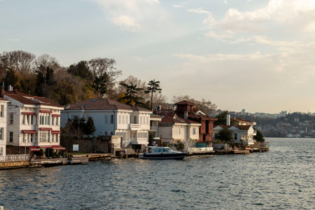 ISTANBUL, TURKEY - NOVEMBER 30, 2017: Beykoz Coats in Istanbul City.のeditorial素材