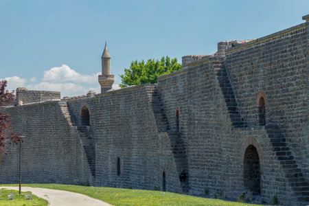 DiyarbakÄ±r/Turkey- June 16, 2023: the gates of the Diyarbakir Fortress which is a historical...