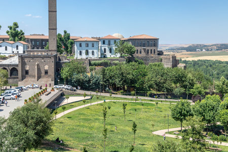 View of Hazreti Suleyman Mosque in Diyarbakir, 19 june 2023, Turkey,