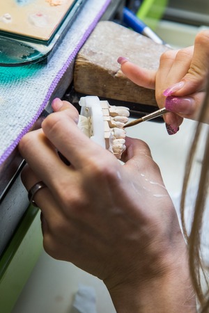 Dental laboratory manufacturing dental prostheses