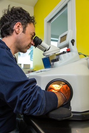 laser equipment for the production of dental prosthesesの写真素材