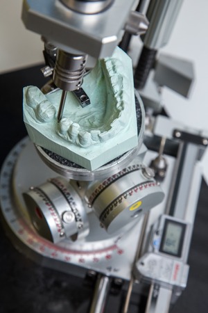 machine for the acquisition of files for the construction of surgical template, for dental prosthesesの写真素材