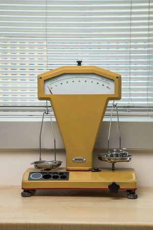 precision balance weights with other weightsの写真素材