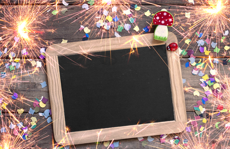 Happy New Year, New Years Eve Greeting Cardの写真素材