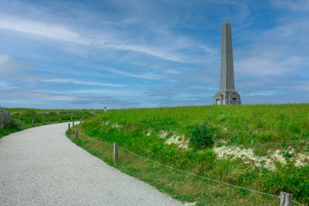 Landscapes with sunset and sunrise from Audresselles, Ambleteuse, Cap Gris-Nez and Wimereux in Franceの写真素材