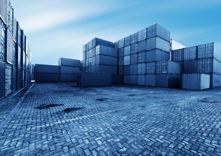 Industrial Container yard for Logistic Import Export business