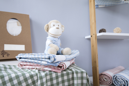 child's bedの写真素材