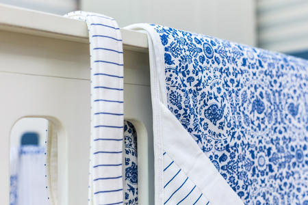 children's bed in blue colors