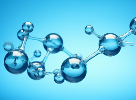 This image provides a detailed view of the intricate composition and arrangement of a liquid.の素材