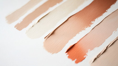 This composition features a beautiful watercolor gradient transitioning smoothly from light beige to warm terracotta.の素材