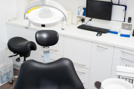 New modern dental office with dental chairの写真素材