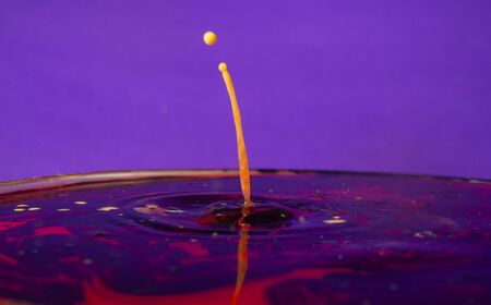 Colorful paint splash stock photo, abstract background, color of lifeの写真素材