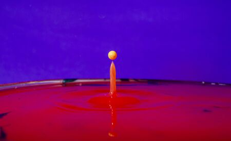 Colorful paint splash stock photo, abstract background, color of life