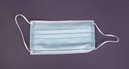 Close up photo of medical mask top view