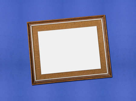 Emptry brown color photo frame with copy space for your image.