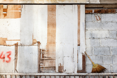 Dirty wall background with painting in the city.の写真素材