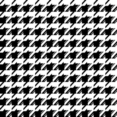 Seamless plaid pattern. Black and white background. Vector illustration.の写真素材